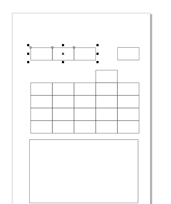 CorelDraw X4中表格打散的操作教程截图